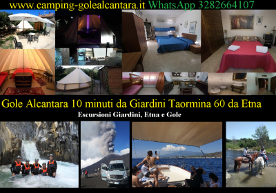 Campeggio Bungalow Gole Alcantara Mini Glamping Lanternavacanze